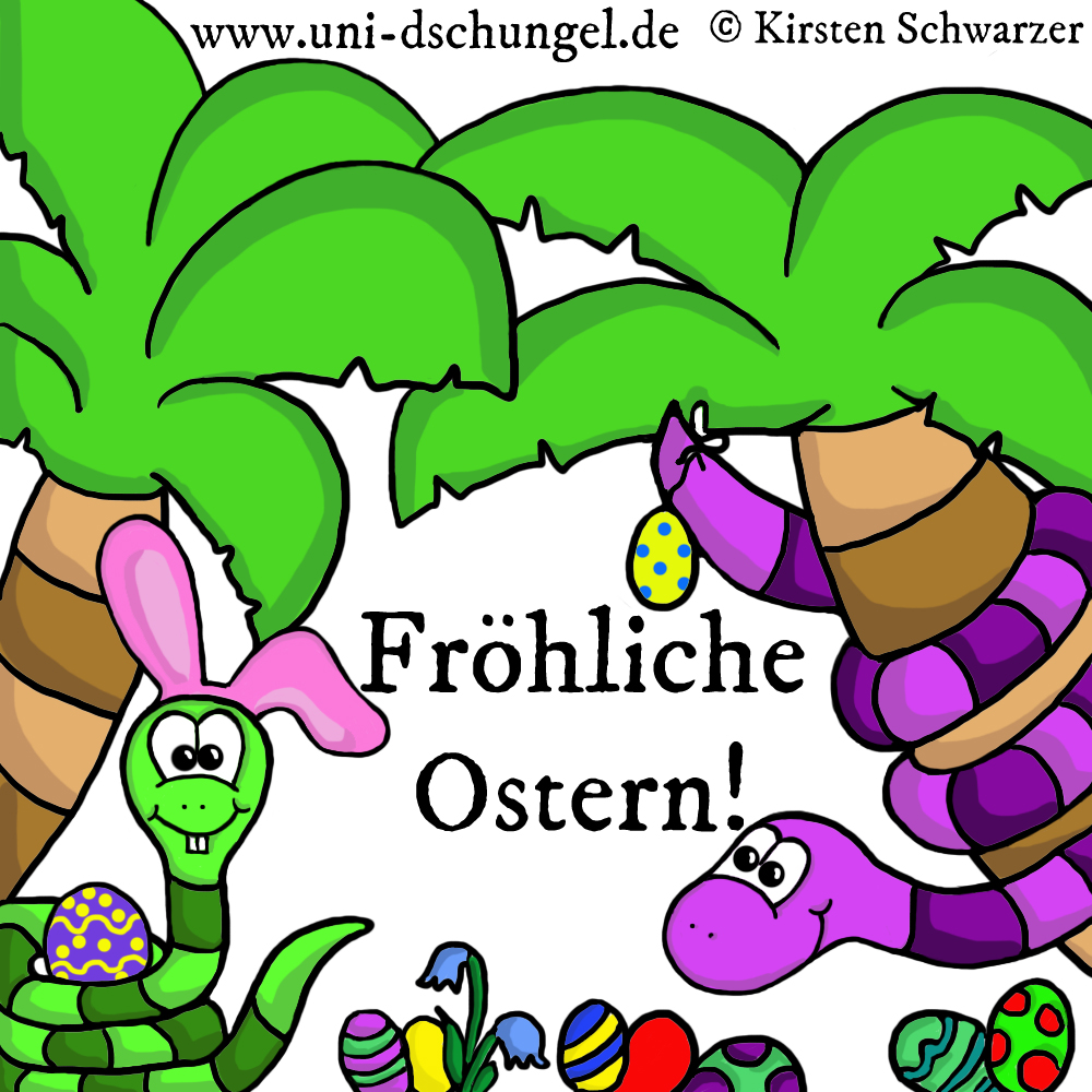 Fröhliche Ostereiersuche im Uni-Dschungel!, www.uni-dschungel.de, Uni-Dschungel Blog, Kirsten Schwarzer